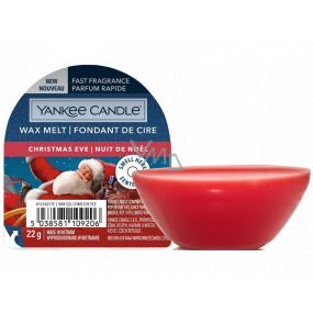 Yankee Candle Christmas Eve - Weihnachtsabend duftende Wachs für aromalampy 22 g