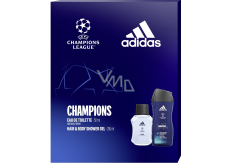 Adidas UEFA Champions League Edition VIII Eau de Toilette 50 ml + Duschgel 250 ml, Geschenkset für Männer