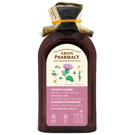 Green Pharmacy Klettenöl Spülung gegen Haarausfall 300 ml