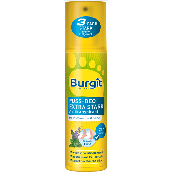 Burgit Fußpflege Extra Strong Fußspray 175 ml
