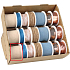 Ditipo Weihnachts-Stoffband Jute beige 2 m x 40 mm
