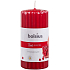 Bolsius Aromatic True Scents Granatapfel-Duftkerze Zylinder geriffelt 60 x 12 mm