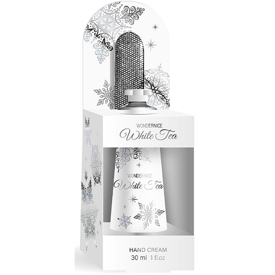 Idc Institute White Tea Handcreme 30 ml + Nagelfeile, Kosmetikset für Frauen