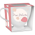 Albi Becher Trendy For Happiness rosa 300 ml