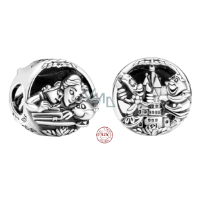 Charme Sterling Silber 925 Disney, Die Schöne und das Biest, Belle und ihre Freunde, Perle auf Armband Film Charme Sterling Silber 925 Disney, Die Schöne und das Biest, Belle und ihre Freunde, Perle auf Armband Film