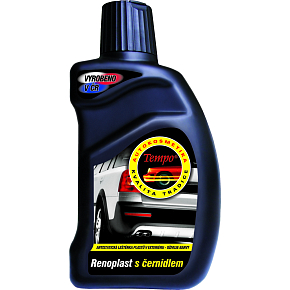 Tempo Renoplast mit Schwarzmittel Politur zum Reinigen von dunklem Kunststoff, 300 ml Tempo Renoplast mit Schwarzmittel Politur zum Reinigen von dunklem Kunststoff, 300 ml