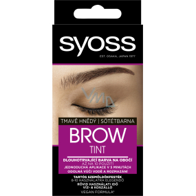 Syoss Brow Tint Farbe für die Augenbrauen Dunkelbraun, 17 ml Syoss Brow Tint Farbe für die Augenbrauen Dunkelbraun, 17 ml
