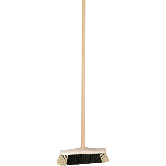 Spokar 5111/611 Besen mit Stiel, ungespaltene synthetische PET-Fasern, 120 cm
