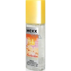 Mexx Amsterdam Woman parfümiertes Deodorantglas für Frauen 75 ml
