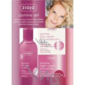 Ziaja Jasmin 50+ Mizellenwasser 200 ml + Tages- und Nachtcreme 50 ml, Kosmetikset