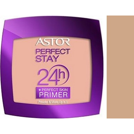 Astor Perfect Stay 24h + Perfect Skin Primer Puder & Make-up in1 Puder & Make-up in 1 102 Golden Beige 7 g