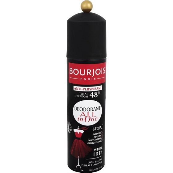 Bourjois All in One 48 Stunden Antitranspirant Deodorant Spray für Frauen 150 ml