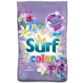 Surf Color Iris & Spring Rose Pulver zum Waschen von farbiger Wäsche 20 Dosen von 1,4 kg