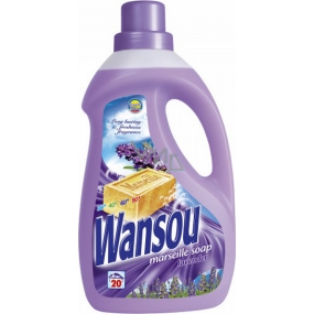 Wansou Marseille Seife Lavendel Flüssigwaschmittel 20 Dosen 1,4 l