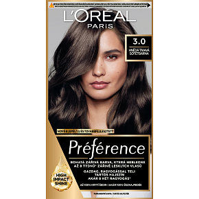 L'oreal Paris Préférence Haarfarbe, dunkelbraun 3.0