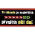 Nekupto Geschenke mit Humor Blechschild Nach dem Wochenende ist das Schlimmste 23 x 12 cm