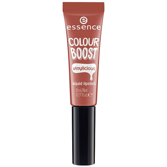 Essence Color Boost Vinylicious flüssiger Lippenstift 02 Nude Is The New Cute 8 ml