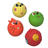 Trixie Latex Ball mit Gesicht Spielzeug für Tiere 6,3 cm