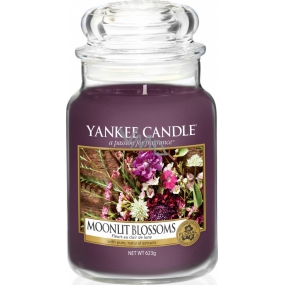 Yankee Candle Moonlit Blossoms - Blumen im Mondlicht Duftkerze Classic großes Glas 623 g