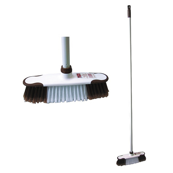 Clanax Besen mit Henkel Braun 27 cm 3904