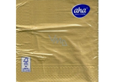 Aha Papierservietten 3-lagig 33 x 33 cm 20 Stück Weihnachtsmonochrom Gold