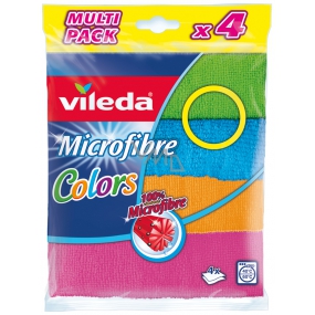 Vileda Microfibre Colors Universal Microtuch 30 x 30 cm 4 Stück