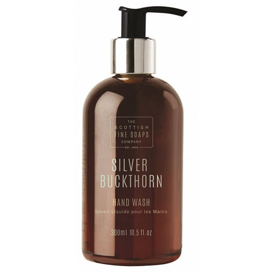 Scottish Fine Soaps Silber Sanddorn Luxus Flüssigseifenspender 300 ml