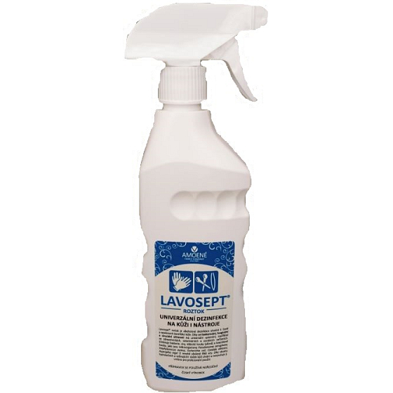 Lavosept Universal Lemon Lösung zur Desinfektion von Haut und Werkzeugen 500 ml Spray