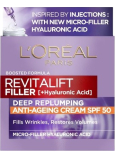 Loreal Paris Revitalift Füllstoff Anti-Aging-Creme SPF50 Hautcreme 50 ml