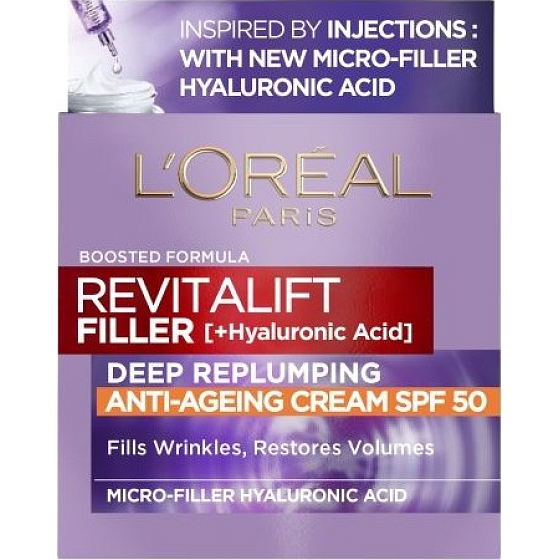 Loreal Paris Revitalift Füllstoff Anti-Aging-Creme SPF50 Hautcreme 50 ml