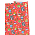 Zöwie Geschenkpapier 70 x 200 cm Bambini rot - Tiere mit Hüten