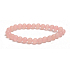 Rosmarin mattes Armband elastisch Naturstein, Kugel 6 mm / 16 - 17 cm, Liebesstein
