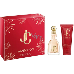Jimmy Choo I Want Choo Eau de Parfum 60 ml + Body Lotion 100 ml, Geschenkset für Frauen