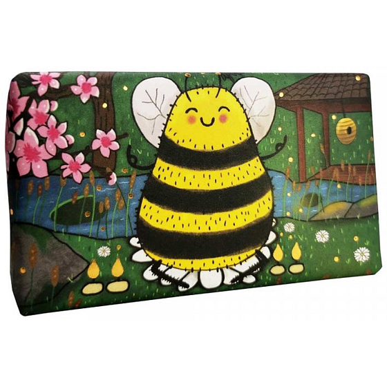English Soap Always bee yourself - Biene natürliche parfümierte Toilettenseife mit Sheabutter 190 g