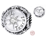 Charme Sterling Silber 925 Sternzeichen, Zirkonia Taurus, Perle für Armband