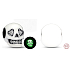 Sterling Silber 925 Leuchtend glitzernder Totenkopf Glow in the Dark, Halloween Armband Bead