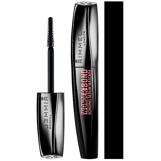 Rimmel London Wonder' Bond Bonding Mascara mit Serum 001 Schwarz 11 ml