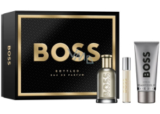 Hugo Boss Boss Bottled Eau de Parfum 100 ml + Eau de Parfum 10 ml + Duschgel 100 ml, Geschenkset für Männer