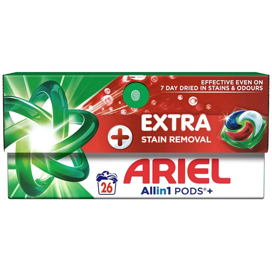 Ariel Extra Clean Power Plus gelové kapsle univerzální, 26 kusů
