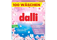 Dalli Waschpulver Universal 100 Waschladungen, 6 kg