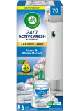 Air Wick Active Fresh Refill Linen & White Orchid - Wäsche und weiße Orchidee automatischer Lufterfrischer komplett 228 ml