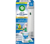 Air Wick Active Fresh Refill Linen & White Orchid - Wäsche und weiße Orchidee automatischer Lufterfrischer komplett 228 ml