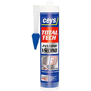 Ceys Total Tech universelles Kleber und Dichtungsmittel, transparent, 290 ml