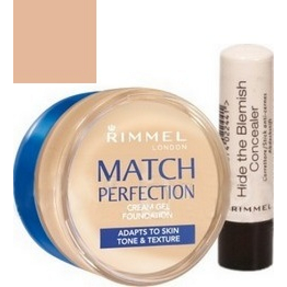 Rimmel London Match Perfection Creme 103 103 ml + Concealer 4,5 g