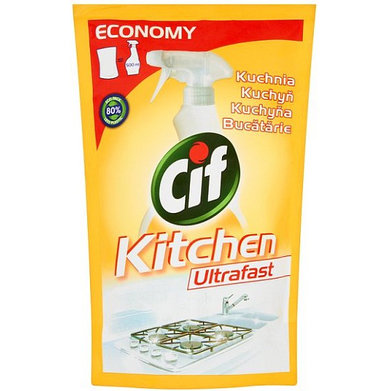 Cif Kitchen Ultraschneller Flüssigreiniger 500 ml nachfüllen