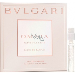 Bvlgari Omnia Crystalline Léau de Parfum parfümiertes Wasser für Frauen 1,5 ml mit Spray, Fläschchen