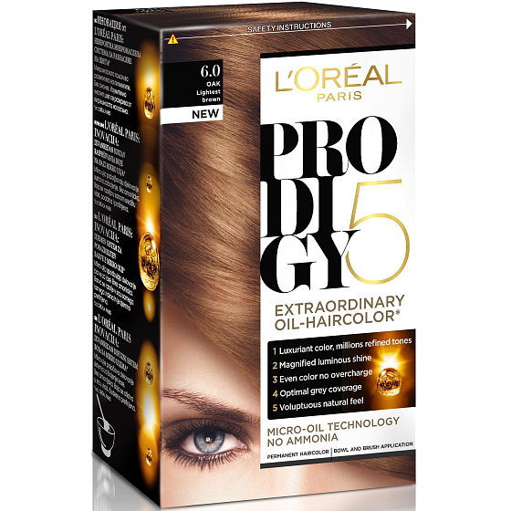 Loreal Paris Prodigy 5 Haarfarbe 6.0 Dunkelblond