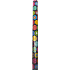 Nekupto Geschenkpapier 70 x 150 cm Schwarz mit farbigen Kreisen 1 Rolle