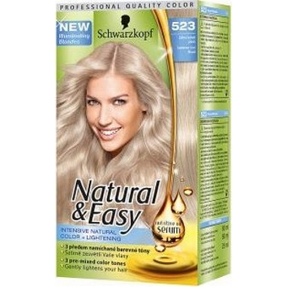 Schwarzkopf Natural & Easy Haarfarbe 523 Lebendiges Eisblond