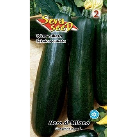 Seva-Samenkürbis Zucchini Nero di Milano grün 1,5 g